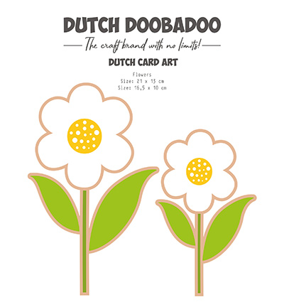 470.784.211 - Dutch DooBaDoo - Card-Art Flowers - Dutch Card Art