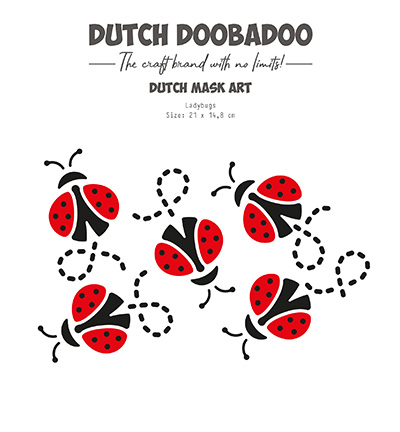 470.784.213 - Dutch DooBaDoo - Mask-Art Ladybugs - Dutch Mask Art