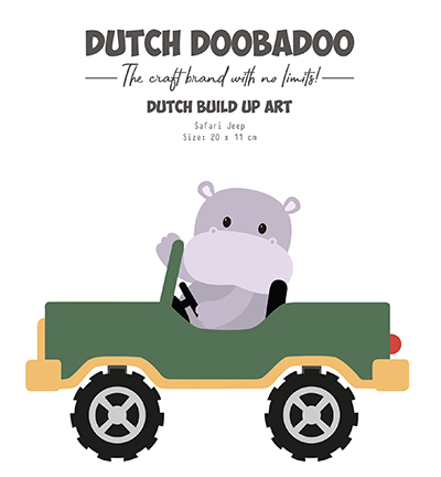 470.784.235 - Dutch DooBaDoo - Build Up Safari Jeep - Collection build-up & 3D