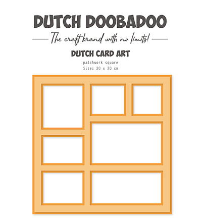 470.784.240 - Dutch DooBaDoo - Card Art patchwork square - Tags & specialites