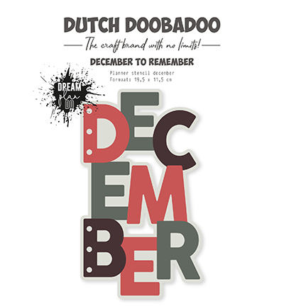 470.784.272 - Dutch DooBaDoo - Card-Art December to Remember - 
