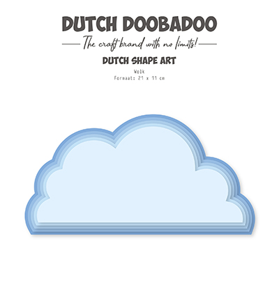 470.784.290 - Dutch DooBaDoo - Shape Art Cloud - Collection shape art 470.784.290 - Dutch DooBaDoo - Shape Art Cloud - Collection shape art