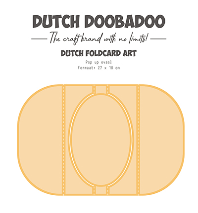 470.784.300 - Dutch DooBaDoo - Fold Card-Art Pop-up ovaal - Box art 470.784.300 - Dutch DooBaDoo - Fold Card-Art Pop-up ovaal - Box art