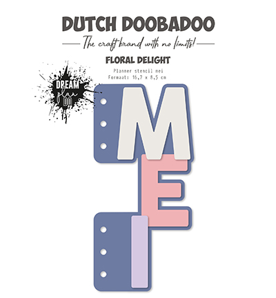 470.784.308 - Dutch DooBaDoo - Planner stencil Mei - Dutch Planner Stencil