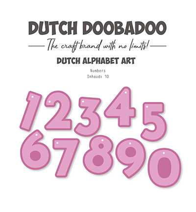 470.784.347 - Dutch DooBaDoo - Dutch Alphabet art Numbers - 