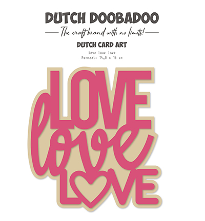 470.784.357 - Dutch DooBaDoo - Card Art Love love love - Dutch Card Art