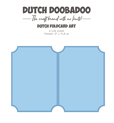 470.784.383 - Dutch DooBaDoo - Fold art 2-luik ticket - 