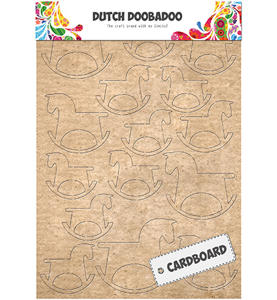 472.309.006 - Dutch DooBaDoo - Cardboard Art Rocking Horse - 