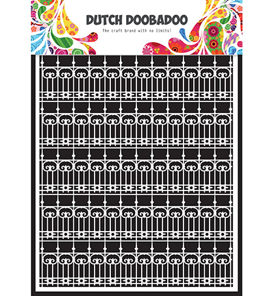 472.948.008 - Dutch DooBaDoo - Dutch Paper Art - Fences - Chipboard & greyboard