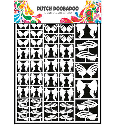 472.948.013 - Dutch DooBaDoo - Feathers - Chipboard & greyboard 472.948.013 - Dutch DooBaDoo - Feathers - Chipboard & greyboard