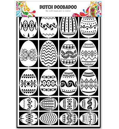 472.948.018 - Dutch DooBaDoo - Paper Art A5 Eastern Eggs - Dutch Paper Art