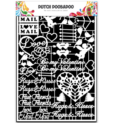 472.948.036 - Dutch DooBaDoo - Paper Art Valentine - 