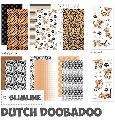 473.005.018 - Dutch DooBaDoo - Crafty Kit Slimline Wild about you - 