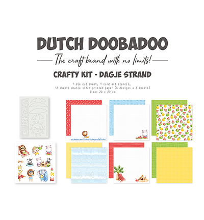 473.005.047 - Dutch DooBaDoo - Crafty Kit Journée à la plage - Box art