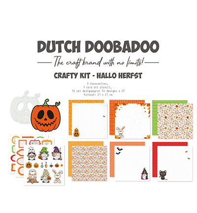 473.005.067 - Dutch DooBaDoo - Craftykit Hallo Herfst - Dutch Crafty Kit