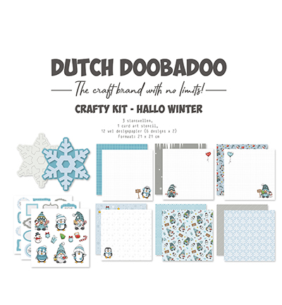 473.005.070 - Dutch DooBaDoo - Craftykit Hallo Winter - 