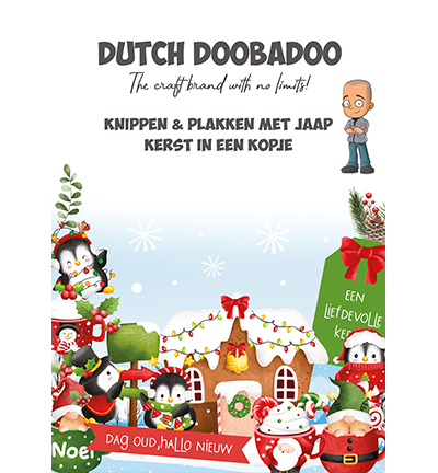 473.015.001 - Dutch DooBaDoo - Christmas in a cup - Couper et coller avec Jaap