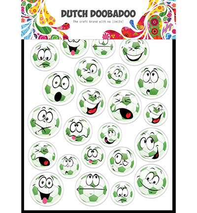 474.007.016 - Dutch DooBaDoo - Dutch Buzz cuts Ballon de foot - Chipboard & greyboard 474.007.016 - Dutch DooBaDoo - Dutch Buzz cuts Ballon de foot - Chipboard & greyboard