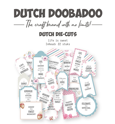 474.007.039 - Dutch DooBaDoo - Die-Cuts Life is Sweet 2 - 