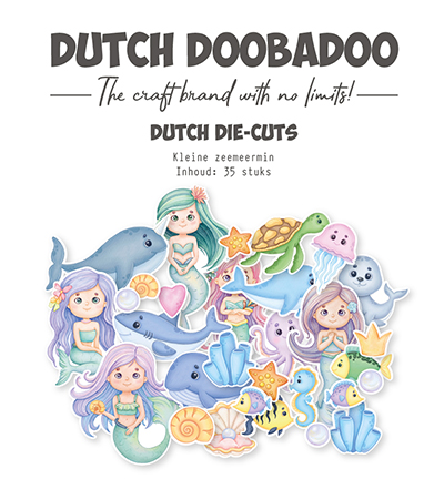474.007.041 - Dutch DooBaDoo - Die-Cuts Petite sirène - Dutch Die-cuts