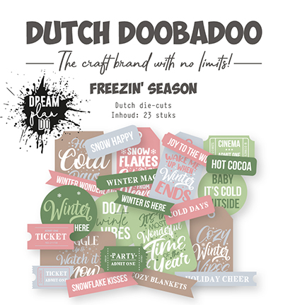 474.007.055 - Dutch DooBaDoo - Die-cuts Freezin Season - 