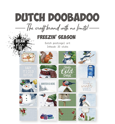 474.007.056 - Dutch DooBaDoo - Postzegel Freezin Season - 