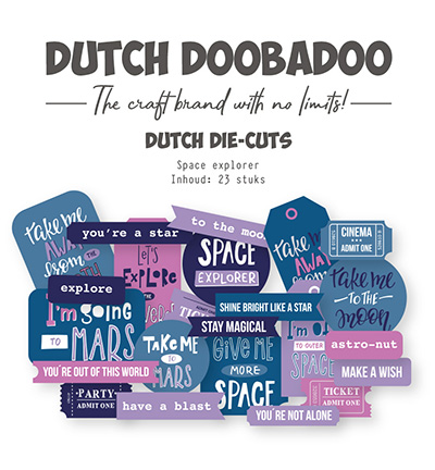 474.007.061 - Dutch DooBaDoo - Die-cuts Space explorer - 