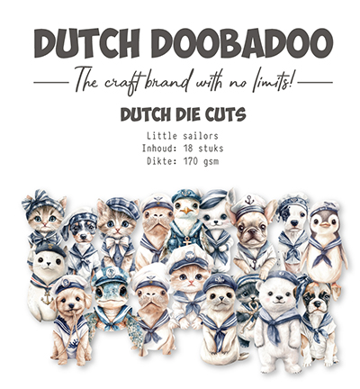 474.007.509 - Dutch DooBaDoo - Collage Die-cuts Little Sailor - Dutch Die-cuts