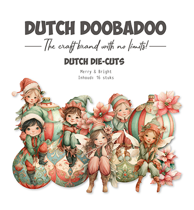474.007.511 - Dutch DooBaDoo - Collage Die-cuts Merry & Bright - Dutch Die-cuts