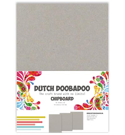474.300.004 - Dutch DooBaDoo - DDBD Chipboard A5 - Carton gris