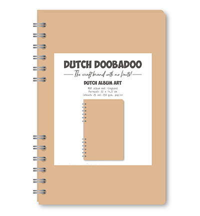 474.300.010 - Dutch DooBaDoo - MDF Art Journal Notebook - Dutch MDF Art