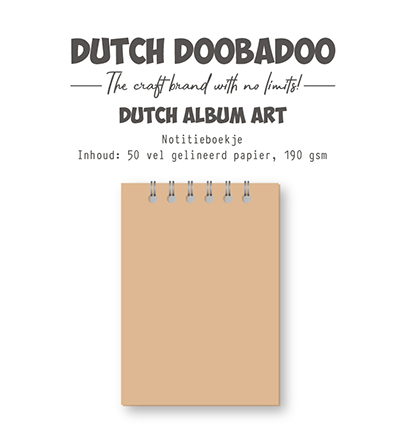 474.300.014 - Dutch DooBaDoo - MDF Art Journal with Paper A6 - 