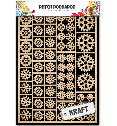 479.002.001 - Dutch DooBaDoo - Kraftpapier Gears - Dutch Kraft Art