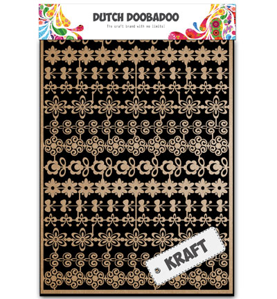 479.002.002 - Dutch DooBaDoo - Dutch Craft Art Bord. fleurs - Collection shape art 479.002.002 - Dutch DooBaDoo - Dutch Craft Art Bord. fleurs - Collection shape art