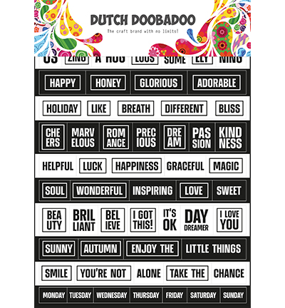 491.200.023 - Dutch DooBaDoo - Dutch Sticker Art  Blocks - 