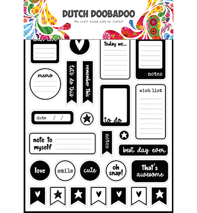 491.200.025 - Dutch DooBaDoo - Dutch Sticker Art Notes - 