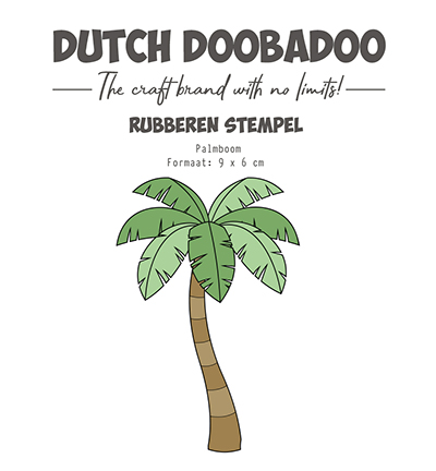 497.004.009 - Dutch DooBaDoo - Rubber stempel Palmboom - Tampons caoutchouc 497.004.009 - Dutch DooBaDoo - Rubber stempel Palmboom - Tampons caoutchouc