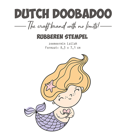 497.004.021 - Dutch DooBaDoo - DDBD Tampon caoutchouc Sirène Lailah - Tampons caoutchouc 497.004.021 - Dutch DooBaDoo - DDBD Tampon caoutchouc Sirène Lailah - Tampons caoutchouc