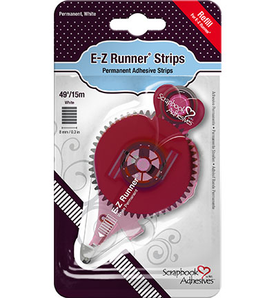 01201-6 - 3L Scrapbook Adhesives - E-Z Runner REFILL - STRIPS - permanent - 