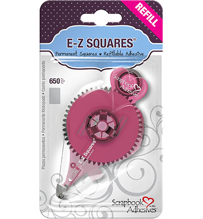01207-6 - 3L Scrapbook Adhesives - E-Z Squares REFILL – SQUARES (650) - perm. - 
