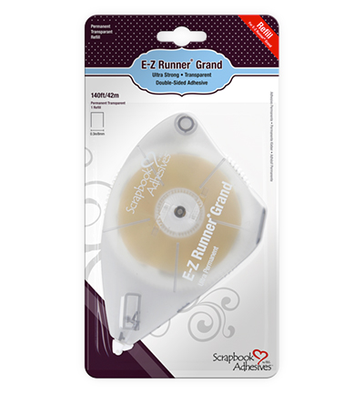 01253-4 - 3L Scrapbook Adhesives - E-Z Runner GRAND Ultra Strong Refill - transparent - 