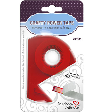 01637-24 - 3L Scrapbook Adhesives - Crafty Power Tape – roll in dispenser - permanent - 