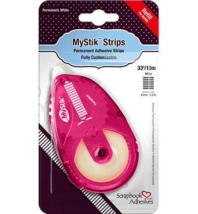 01655-6 - 3L Scrapbook Adhesives - MyStik - REFILL STRIPS - permanent - 