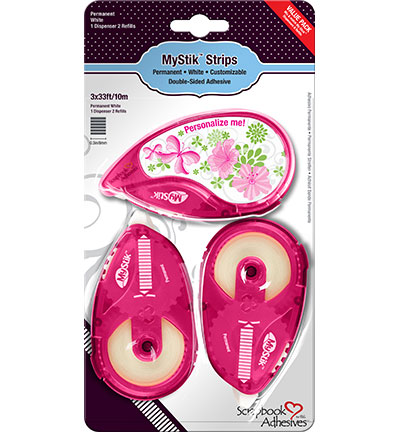 01631-8 - 3L Scrapbook Adhesives - MyStik Value pack (1 disp + 2 refills) - permanent - 