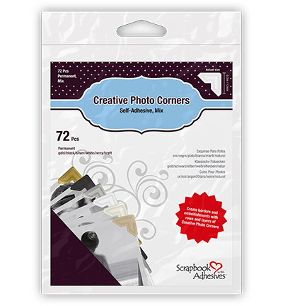 01633-10 - 3L Scrapbook Adhesives - Photo Corners - Mix Pack - 