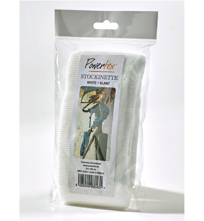 0043 - Powertex - Stockinette, blanc - Auxiliaires pour Powertex