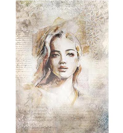 0303 - Powertex - Silkpaper Portrait 1 - Silkpaper