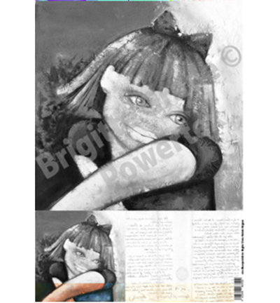 0350 - Powertex - The girl with the blue eyes - Laserprints