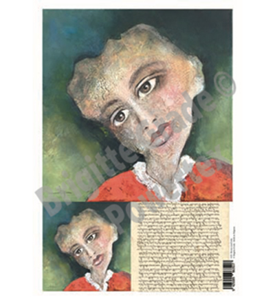 0351 - Powertex - The lady with brown eys - Laserprints