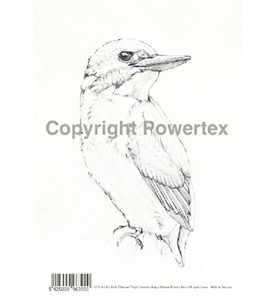 392 - Powertex - Bird B&W - 